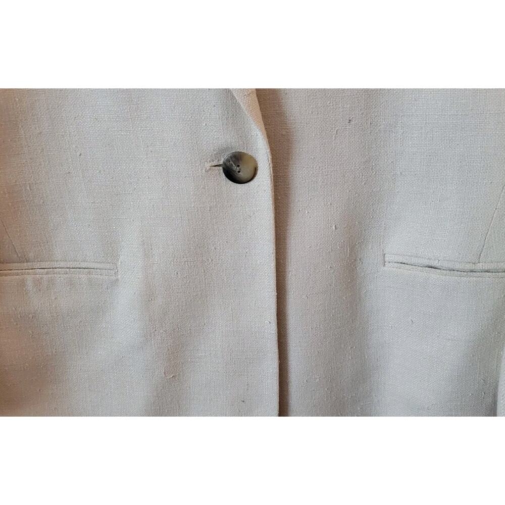 Vtg. Orvis Women’s Sz. 10 Single Button Lined Blazer Jacket 100% Silk - Picture 4 of 10
